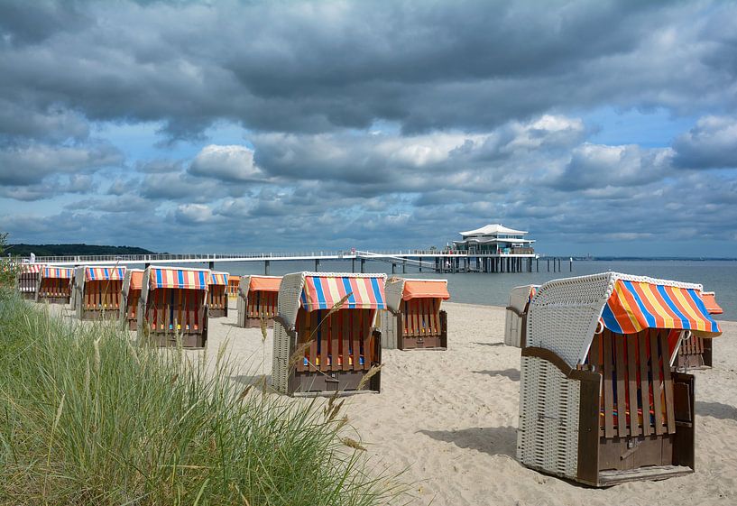 Timmendorfer Strand an der Ostsee von Peter Eckert