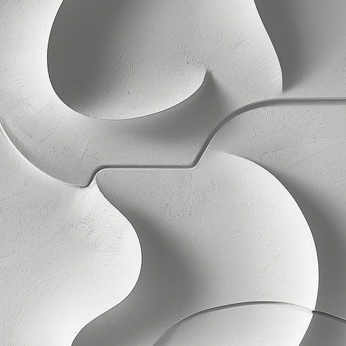 Vagues géométriques de blanc reposant