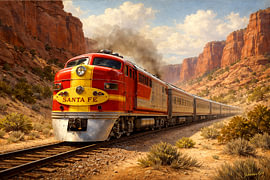 Locomotives Through History – 1930s - Santa Fe Super Chief