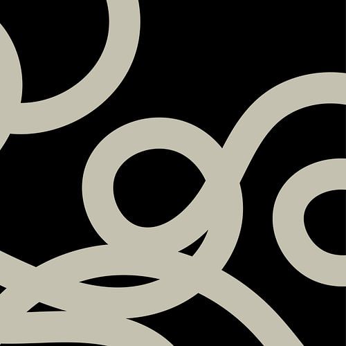 Organische stroom van moderne lijnen nr. 9