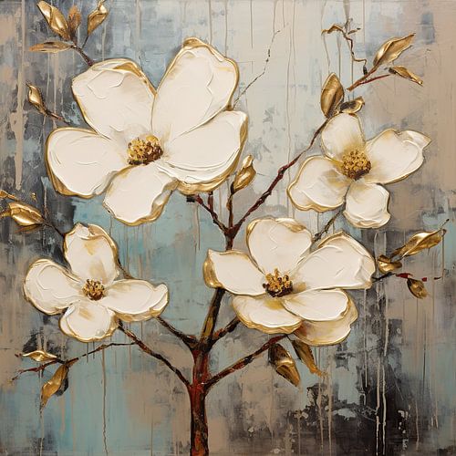 Witte Bloemen | Tak met Witte Bloemen