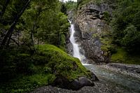 Waterfall in the French Alps