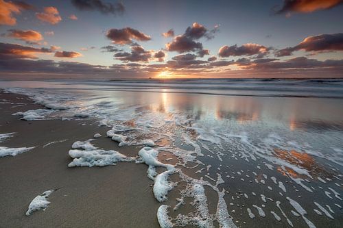 Zonsondergang bij het strand van Callantsoog