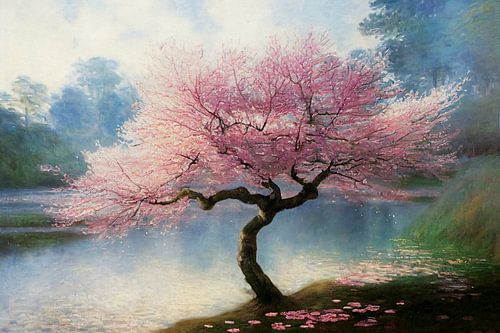 Impressionistische Kersenbloesem