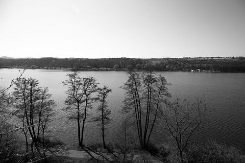 Impressies van het Baldeney-meer in Essen, Duitsland