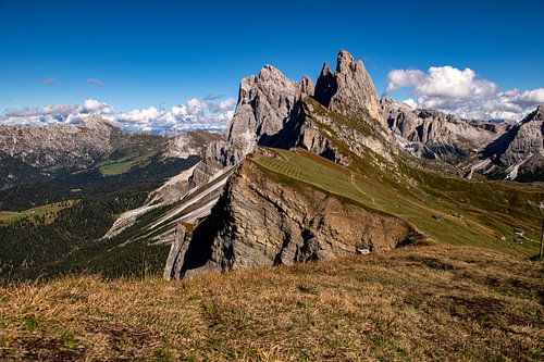 Seceda van de Geislergroep in de Dolomieten