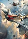 Dogfight Over Europe by Randy Barbara thumbnail