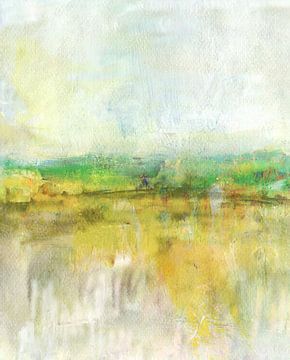 Landschap groene hoop van Claudia Gründler