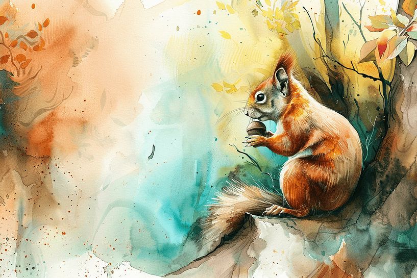 Waldbewohner - Das Leben des Eichhörnchens von Karina Brouwer