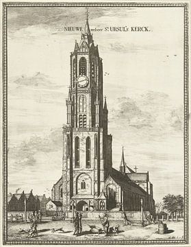 Coenraet Decker, Ansicht der Nieuwe Kerk in Delft, 1678 - 1729