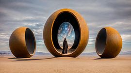The spheres of the universe by Klaus Tesching - Art-AI