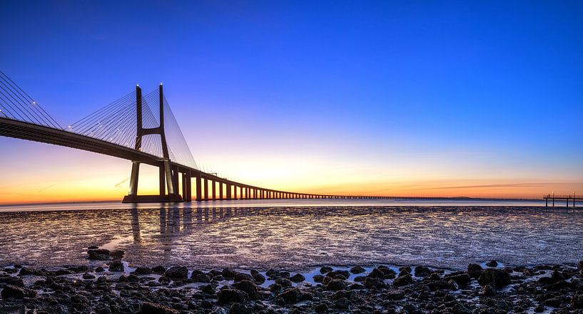 Vasco da Gama-brug in Lissabon als panorama van Tilo Grellmann