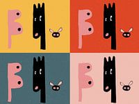 Grafische figuren x 4