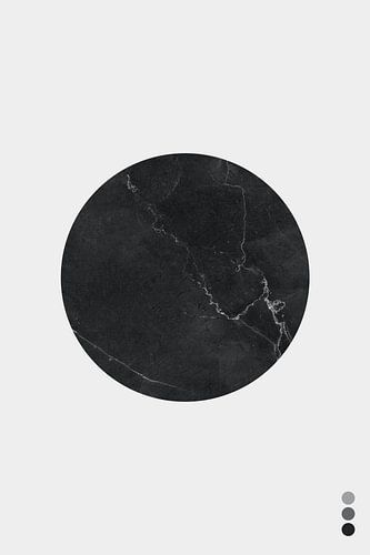 Minimal Marble Dark - Scandinavian Print