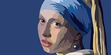 Girl with a Pearl Earring modern by Kirtah Designs