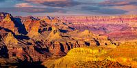 Panorama kleurrijke erosie bij Grand Canyon National Park in Arizona USA van Dieter Walther thumbnail
