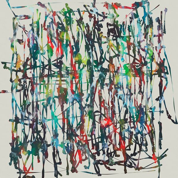 Pollock's wink by Angel Estevez