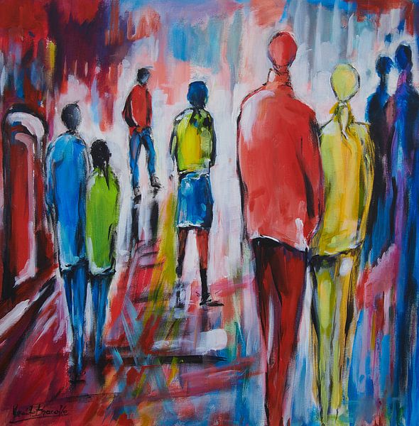 Passers-by by Eberhard Schmidt-Dranske