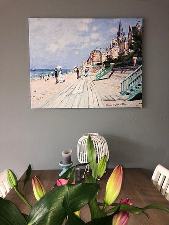 The Boardwalk at Trouville, Claude Monet