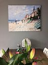 Kundenfoto: Am Strand von Trouville, Claude Monet