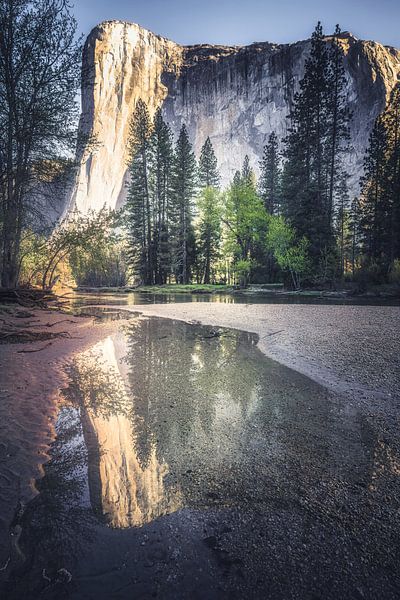 El Capitan weerspiegeling van Loris Photography