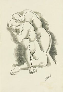 Aktzeichnung im Stil von Auguste Rodin von Peter Balan