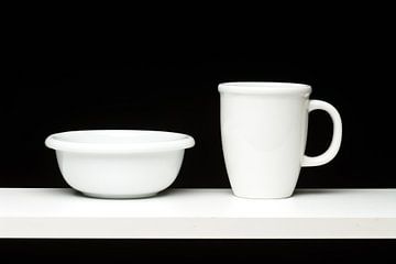 Wit Zwart met rondingen van Geertjan Plooijer