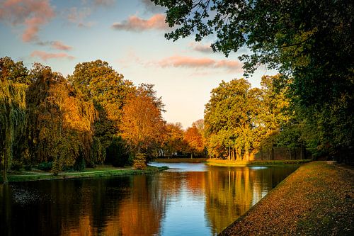 Groenlose Gracht bei Sonnenuntergang