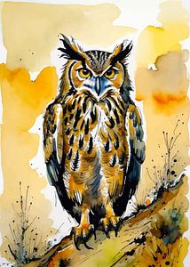 Seeadler Aquarell
