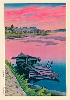 „Akita Tsuchizaki“ von Kawase Hasui