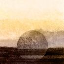 Zonsondergang abstract minimalisme van FRESH Fine Art thumbnail