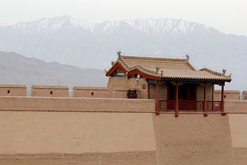 Fort bij Jianyuguan, China van Simon Hazenberg