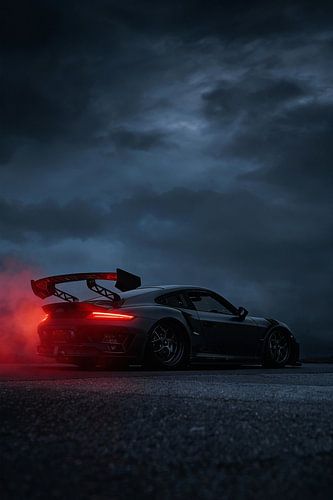 Middernacht Schaduw Porsche