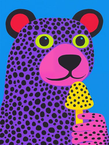 Psychedelische ijsbeer