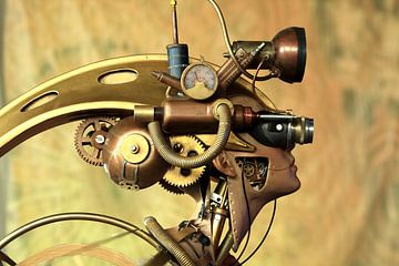 Steam punk robot kunst futuristisch van Bobsphotography