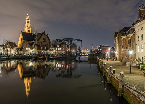 Avond in het oude centrum van Maassluis