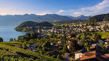 A morning in Spiez in the Bernese Oberland