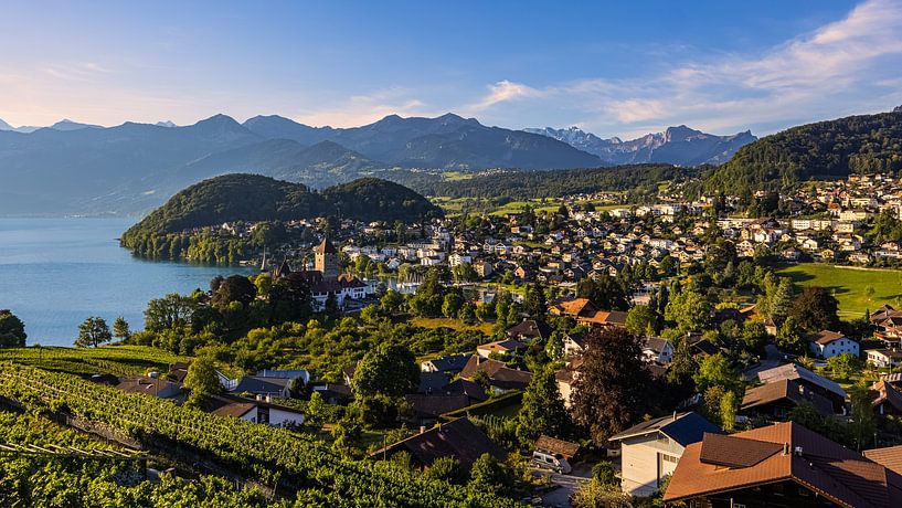 A morning in Spiez in the Bernese Oberland by Henk Meijer Photography