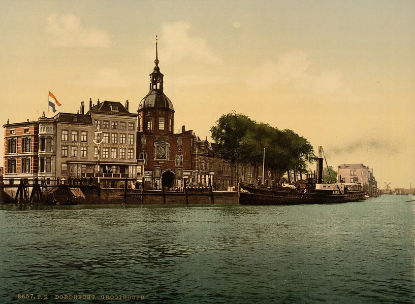 Groothoofd, Dordrecht van Vintage Afbeeldingen
