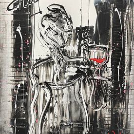 New York chic by Geoffrey Wijn - WINE ART GALLERY