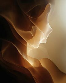 Kaffee oder Cappuccino – abstrakt von Egon Zitter