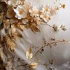 Flowers Rococo Painting by Preet Lambon