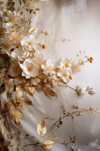 Bloemen Rococo Schilderij