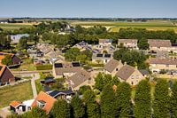 Sexbierum und Umgebung vom Turm der Sixtuskirche aus