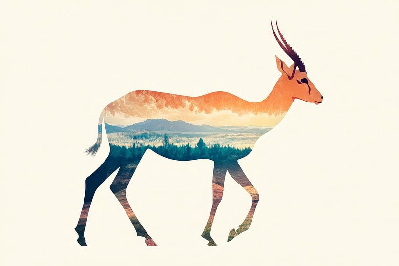 Landschaft im Tier von Poster Art Shop