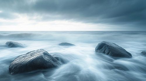 L'heure bleue sur l'Atlantique