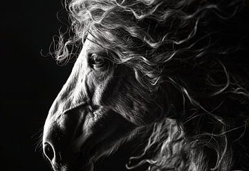 Zwarte Mysterie - Het Friese Paard van Karina Brouwer