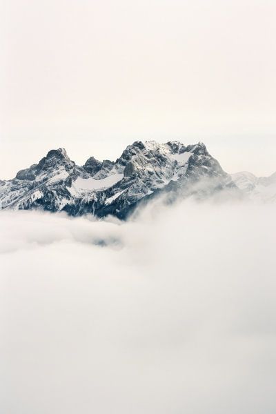 Peaks above the sea of clouds by Poster Art Shop