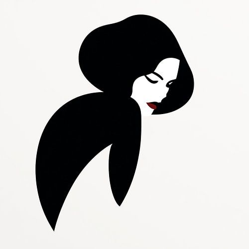 The Whispering Night Woman | A Red Kiss in the Silence