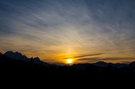 Wettersteingebirge im Abendlicht von Fabian Roessler Miniaturansicht